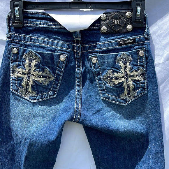 Miss Me Denim - MissMe boot cut blue jeans size 14 waist 26/30.5 #802